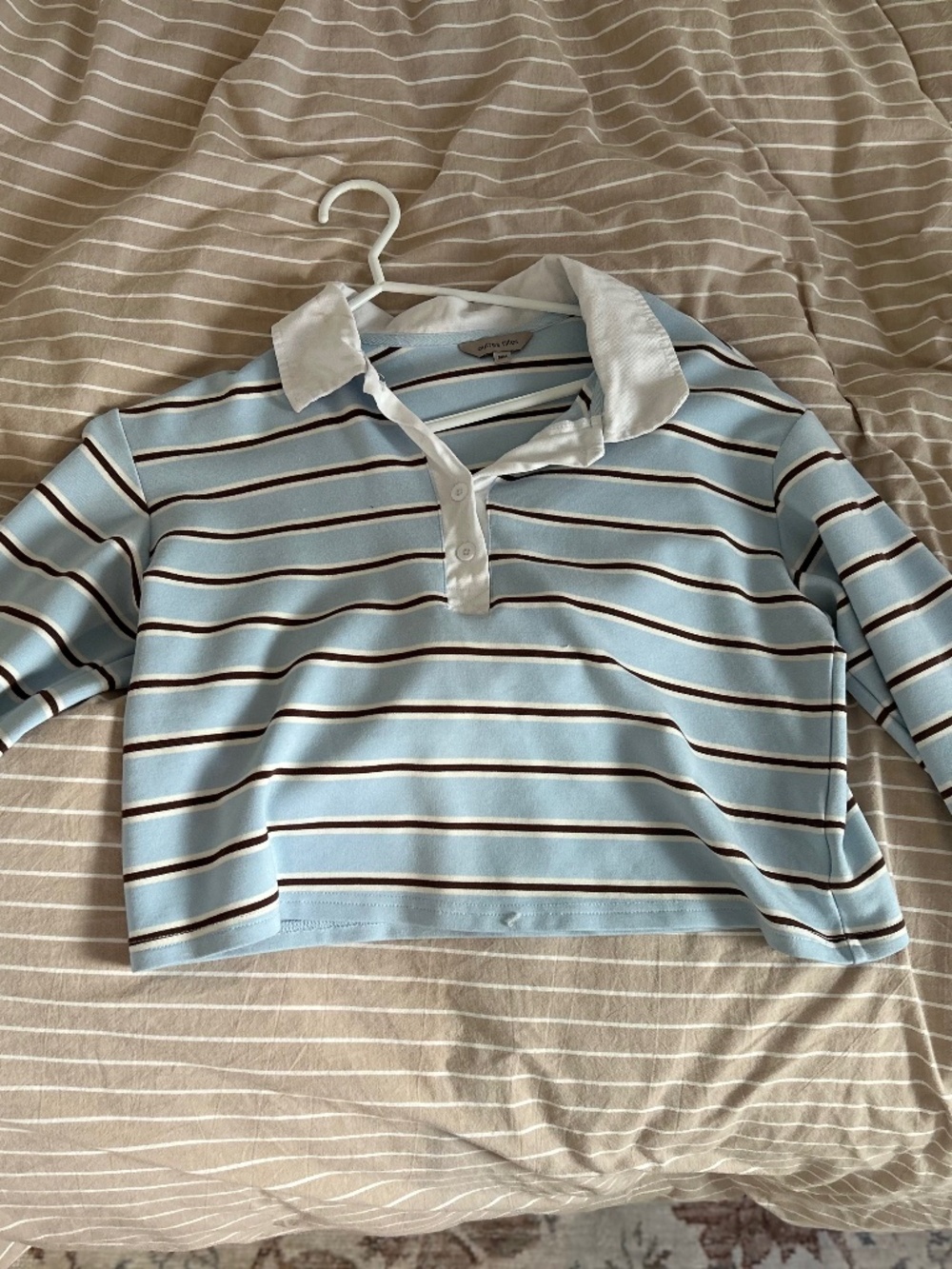 Striped polo